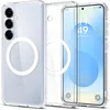 Image de Spigen Ultra Hybrid MagFit Coque Compatible avec Samsung Galaxy S25 - Blanc