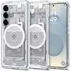 Image de Spigen Ultra Hybrid Magfit Coque Compatible avec Samsung Galaxy S25 - Zero One Blanc