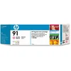 Image de HP 91 DesignJet Cartouche d'encre pigmentée Magenta Clair, 775 ML