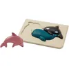 Image de Jouets en bois Mon 1er puzzle Animaux de la mer Plantoys® - Jouet
