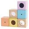 Image de Jouets en bois Plan Toys Set de blocs sensoriels Pastel en occasion ou reconditionné
