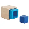 Image de Cubes en Bois sensoriels 'Volumes imbriqués' PlanToys - Jouet en