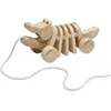 Image de Jouet en bois Alligator à tirer en bois naturel Plantoys® - Jouet e