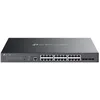 Image de TP-Link Omada Sg3428xmpp V1,8 - Switch - L2+ - Managed - 16 X 10/100/1000 (poe+) + 8 X 10/100/1000 (poe++) + 4 X 10gb Ethernet Sfp+ - An Rack Montier