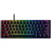 Image de Razer Huntsman Mini (Switches Rouges) - Clavier Gamer Compact à 60% (Switches Opto-Mécaniques Linéaires et Silencieux, Touches en PBT, Câble USB-C Détachable) Clavier US | Noir