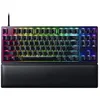 Image de Razer Huntsman V2 Tenkeyless (Switches Violets) - Clavier Gamer Optique (Switches Optiques Clicky, Touches en PBT Doubleshot, Repose-Poignet) Clavier US | Noir