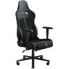 Image de Razer Chaise de jeu Enki X avec support lombaire intégré, chaise de bureau/bureau, cuir synthétique multicouche, rembourrage en mousse, réglable en hauteur, noir/vert