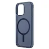 Image de UNIQ LP Xtreme Coque de téléphone compatible avec iPhone 15 Pro Max, charge magnétique MagClick compatible (bleu lucent)