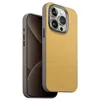 Image de UNIQ Lyden DS Coque de téléphone compatible avec iPhone 15 Pro, charge magnétique MagClick, compatible (jaune canari/gris silex)
