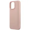 Image de UNIQ LINO HUE   Coque de téléphone compatible avec iPhone 16 Pro (2024) 6.3, chargement MAGCLICK (rose pâle)