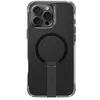Image de UNIQ Hybride pour iPhone 16 Pro Max MagClick Charge Eleva avec Support Vertical   Noir Carbone