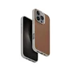Image de UNIQ Lyden DS   Coque de téléphone Compatible avec iPhone 16 Pro (2024) 6.3, Chargement MAGCLICK (Caramel/Ivoire)
