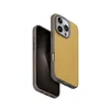 Image de UNIQ Lyden DS Coque de téléphone compatible avec iPhone 16 Pro (2024) 6.3, chargement MAGCLICK (jaune canari/gris silex)