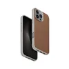 Image de UNIQ Lyden DS Compatible avec iPhone 16 Pro Max hybride (2024) 6,9", chargement MagClick (caramel/ivoire)