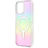 Image de UNIQ Coque hybride IRIDESCIA compatible avec iPhone 16 Pro Max, chargement MAGCLICK (quartz holo)