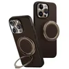Image de UNIQ Bundle Coque hybride KEVA Air compatible avec iPhone 16 Pro, chargement MAGCLICK avec GRIPFIT Premium   Terre d'ombre (marron)