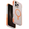 Image de UNIQ Hybrid Combat Active Coque de téléphone compatible avec iPhone 16 Pro Max, chargement MAGCLICK (orange volt)