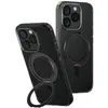 Image de UNIQ Coque hybride SWIVIX compatible avec iPhone 16 Pro avec béquille rotative à 360° (noir)