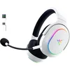 Image de Razer Barracuda X Chroma - Casque de Jeu multiplateforme sans Fil avec 6 Zones Chroma RGB (SmartSwitch Hyperspeed & Bluetooth, 40mm Drivers, Micro cardioïde HyperClear détachable) Blanc