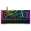 Image de Razer BlackWidow V4 Pro Clavier mécanique de Jeu Chroma RGB (commutateurs mécaniques Verts, roulettes de Commande et 8 Touches Macro, Rouleau Multifonction), Disposition DE | Noir