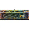 Image de Razer BlackWidow V4 X Pokémon Edition - Clavier mécanique de Jeu - Chroma RGB - interrupteurs mécaniques Vert - 6 Touches Macro dédiées - Double-Capsule ABS - QWERTY US Clavier | Pokémon Kanto