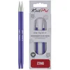 Image de KnitPro Zing Tricoter circulaires interchangeables, en Aluminium, Bleu, 4.50 mm