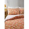 Image de Elle Décoration - Parure housse de couette Amélie Orange 240x260 cm
