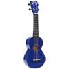 Image de Mahalo Rainbow Ukulélé Soprano avec Housse Bleu foncé Brillant