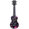 Image de Mahalo Art Series Ukulélé soprano Motif coeur Noir