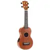 Image de Mahalo MJ1VTTBR Java Series ukulélé soprano électro-acoustique