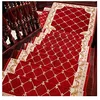 Image de PEYNIR Tapis de marche d'escalier européen antidérapant pour marches en bois, tapis d'escalier doux et confortable avec autocollant de 25,4 x 76,2 cm