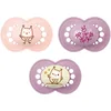 Image de Sucette Original - Fille - 18+ mois - Silicone - Lot X3