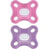Image de MAM Comfort Sucette Physiologique +0m Rose Lot de 2 + Boîte de Conservation