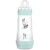 Image de MAM Biberon Easy Start Anti-Colique (320 ml), biberon bébé idéal pour l'allaitement mixte, tétine débit 3, base aérée anti-colique, Aqua
