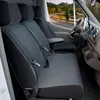 Image de WALSER 10497 Housse de voiture Transporter sur mesure, housse de siège en tissu anthracite compatible avec Opel Vivaro, Renault Traffic, Nissan Primastar, banc simple et double