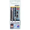 Image de Alpen 300062100 Set de forets pour verre/carrelage 6 mm, Argent/noir 2 pièces