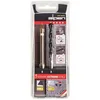 Image de Alpen 300082100 Set de forets pour verre/carrelage 8 mm 2 pièces, Argent/noir