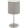 Image de Eglo Lampe de table de chevet Pasteri, lampe de salon à poser en acier et
