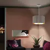 Image de EGLO Suspension en tissu Maserlo, cappuccino, 38 cm