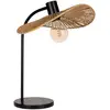 Image de EGLO Lampe à poser Siruela, marron, hauteur 47 cm, cordon en papier, E27