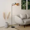 Image de EGLO Lampe sur pied Siruela, marron, hauteur 160 cm, cordon en papier, E27