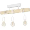 Image de Eglo Lampe de plafond TOWNSHEND, plafonnier vintage à 3 flammes au design