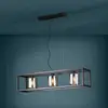 Image de EGLO Brisling suspension, à trois lampes, noire