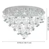 Image de Plafonnier LED EGLO Stars of Light Pianopoli chrome Ø 78 cm