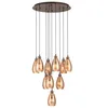 Image de Eglo Lampe suspension SIRACUSA marron cuivré 10 x E27