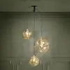 Image de EGLO Suspension Skoura, couleur laiton, 70 x 68 cm, à 3 lampes, acier
