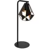 Image de EGLO Lampe à poser Carlton 4 en noir/cuivre