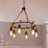 Image de EGLO Suspension Rampside avec 6 abat-jour cage