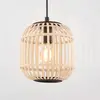 Image de EGLO Suspension Bordesley avec abat-jour en bois 21 cm