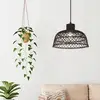 Image de EGLO Suspension Ausnby en bois, noire
